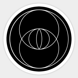 Vesica Piscis Sticker